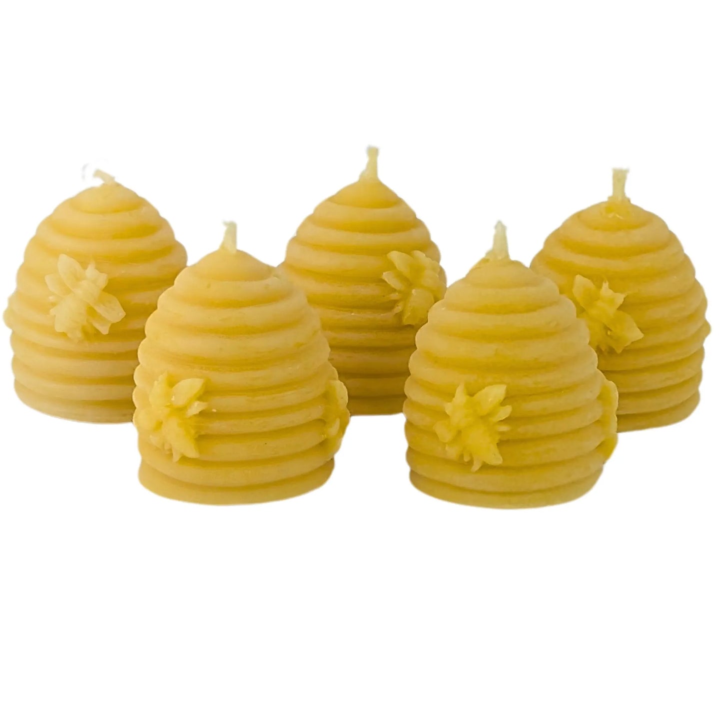 Natural Beeswax Skep Candle – Handmade, Sustainable & Non-Toxic