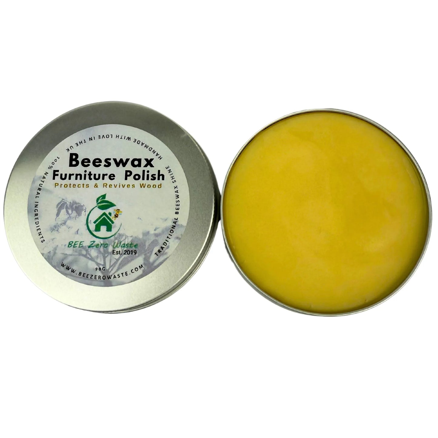 Natural Beeswax Furniture Polish - Food-Safe, Child-Safe & Eco-Friendly Wood Conditioner