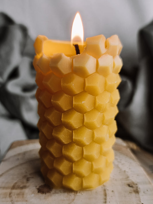 Pure Beeswax Candle | Honeycomb Candles| Bee Hive Candles| Decorative Candles| Autumn Decor | Handmade Candle | Bees Wax | Homemade Candles beeswaxcandle.co.uk