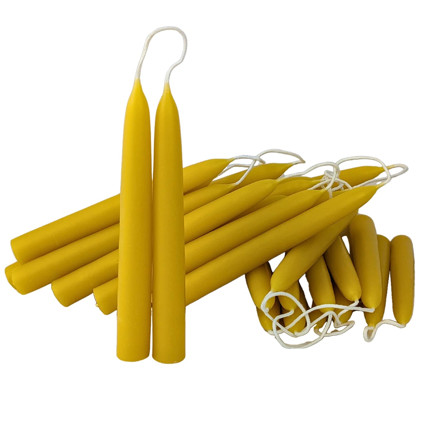 Mini Beeswax Taper Candles – Hand-Dipped, 100% Pure & Eco-Friendly