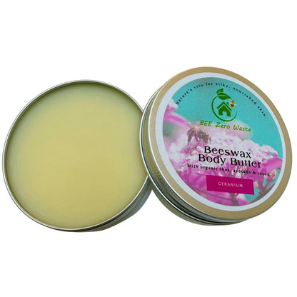 Biodegradable skincare gift, concentrated beeswax moisturiser for travel and daily use, zero waste ethos.
