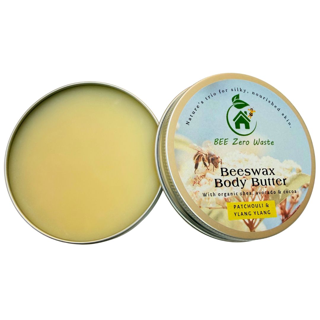Plastic-free beauty products, natural skin balm for sensitive skin, handmade apothecary style UK.
