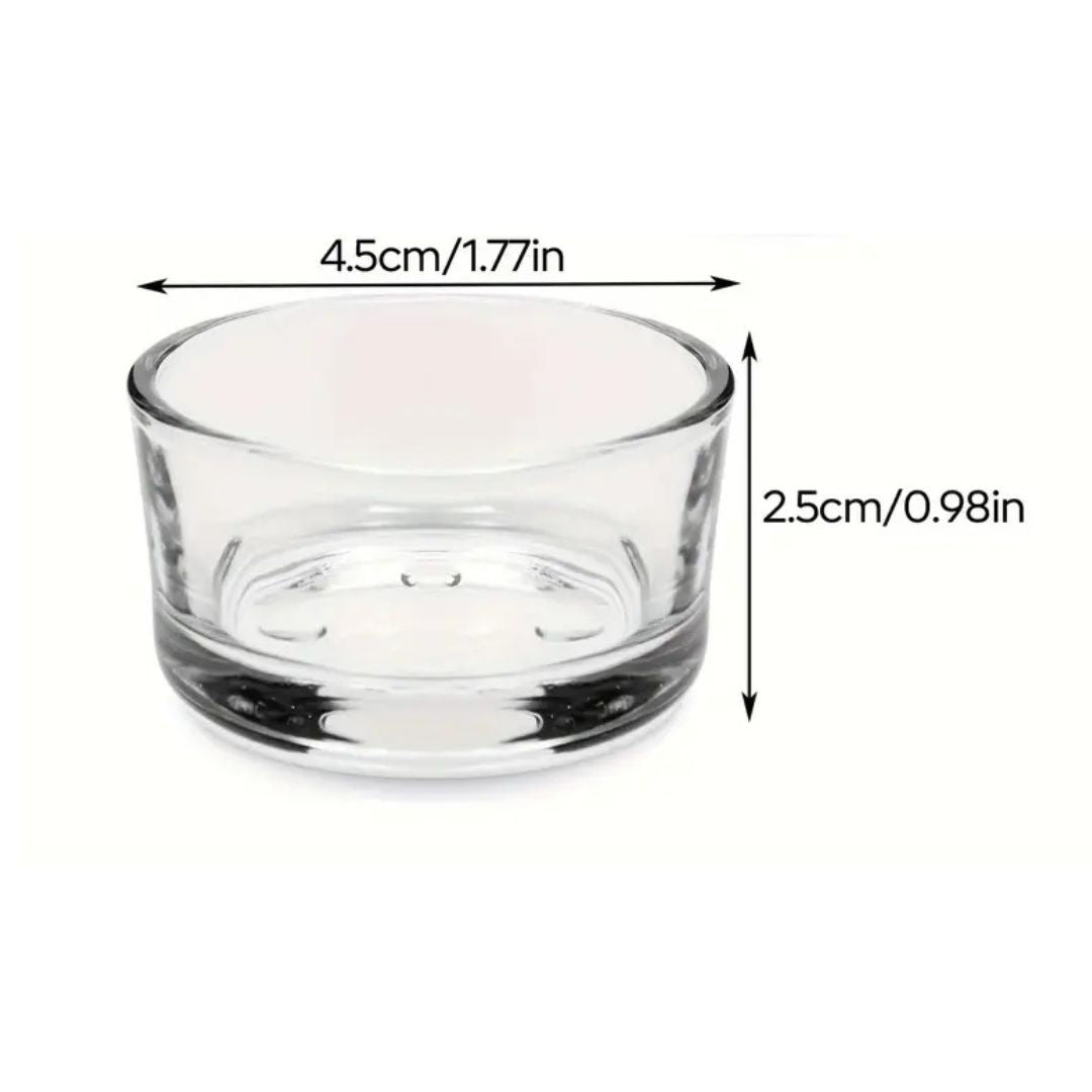Reusable round tea light cup for weddings and special occasions