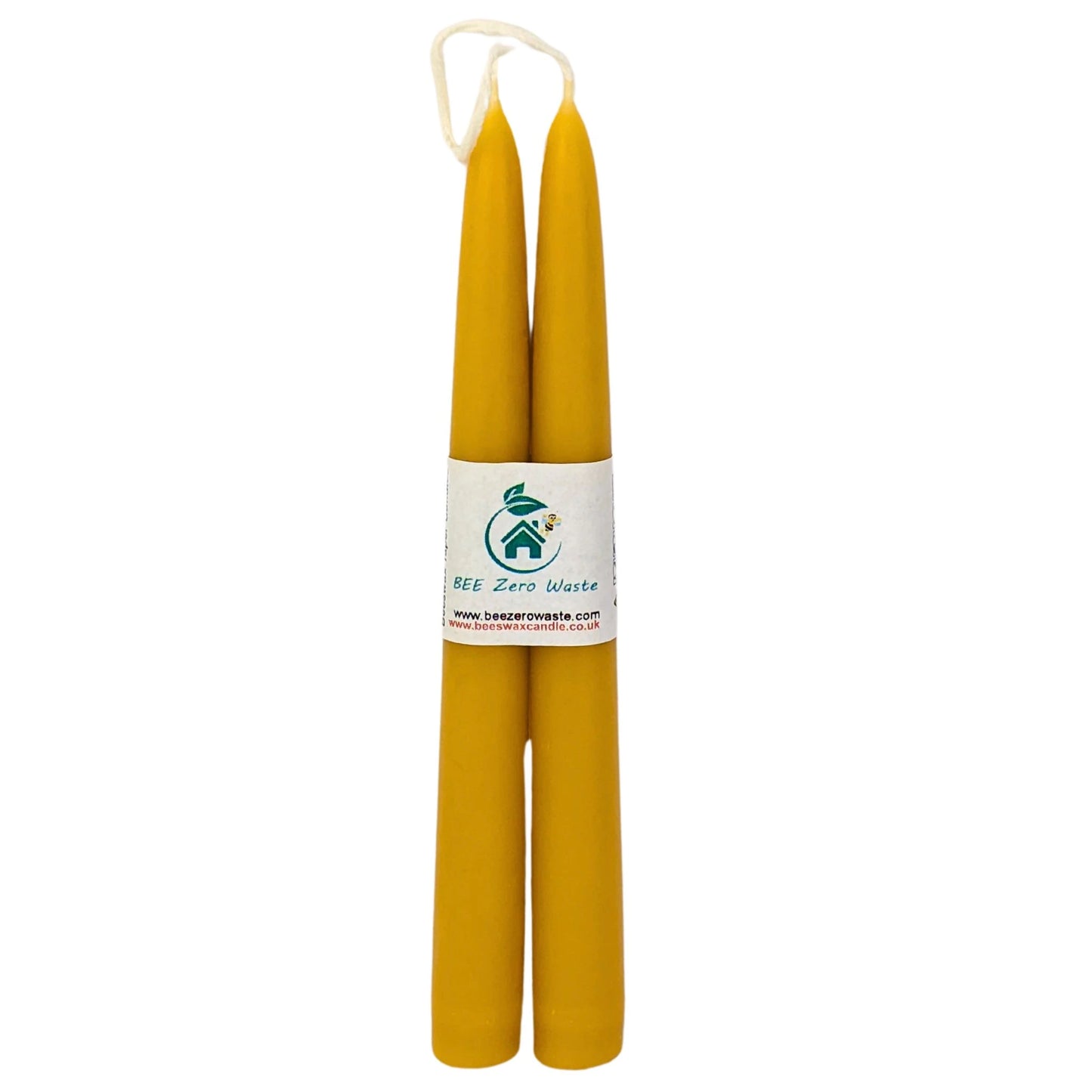 Natural Beeswax Taper Candles – Clean Burning, Dripless, and Eco-Friendly