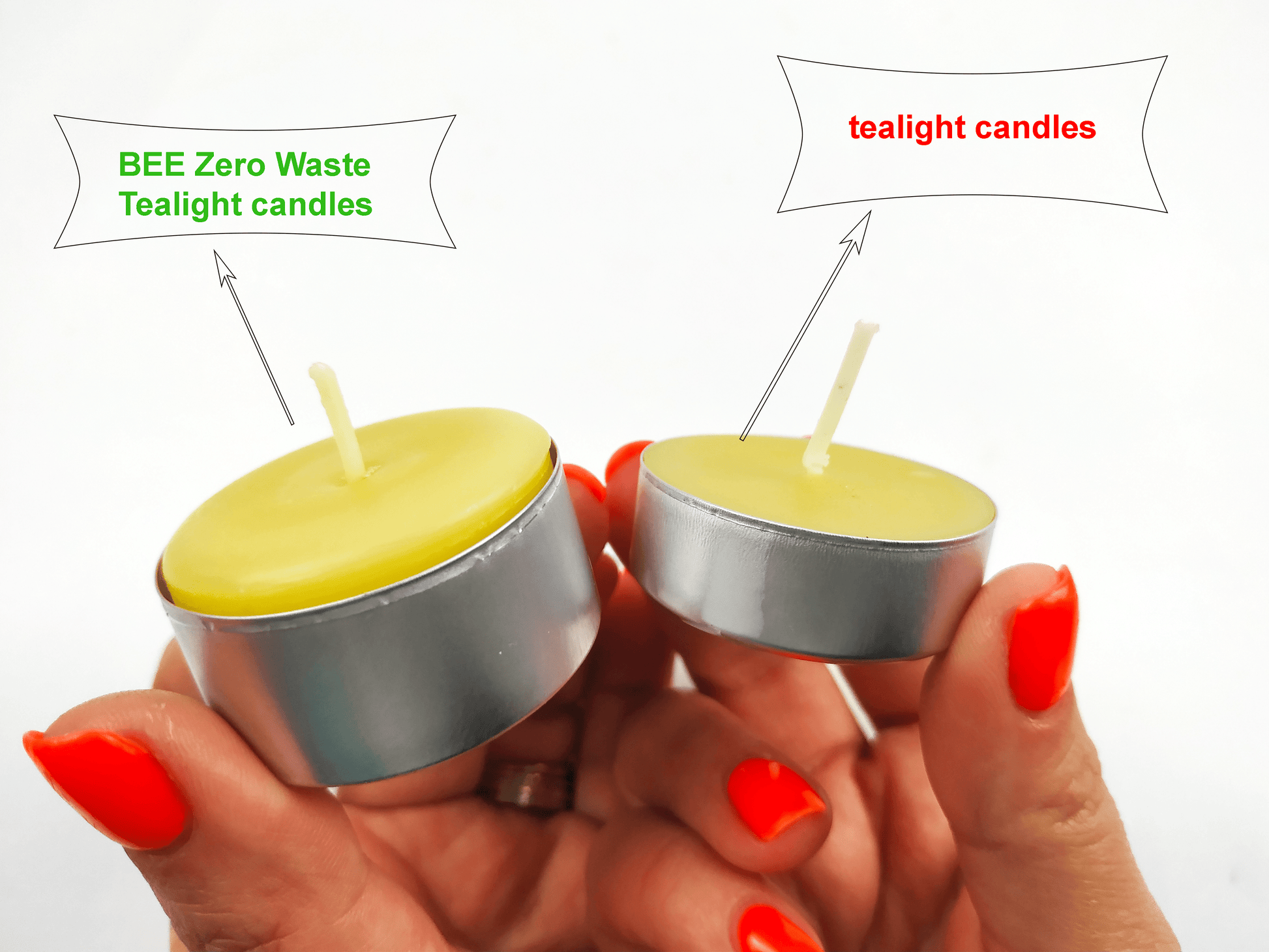 Natural Beeswax Tealight Candles – Eco-Friendly, Non-Toxic & Air-Purifying