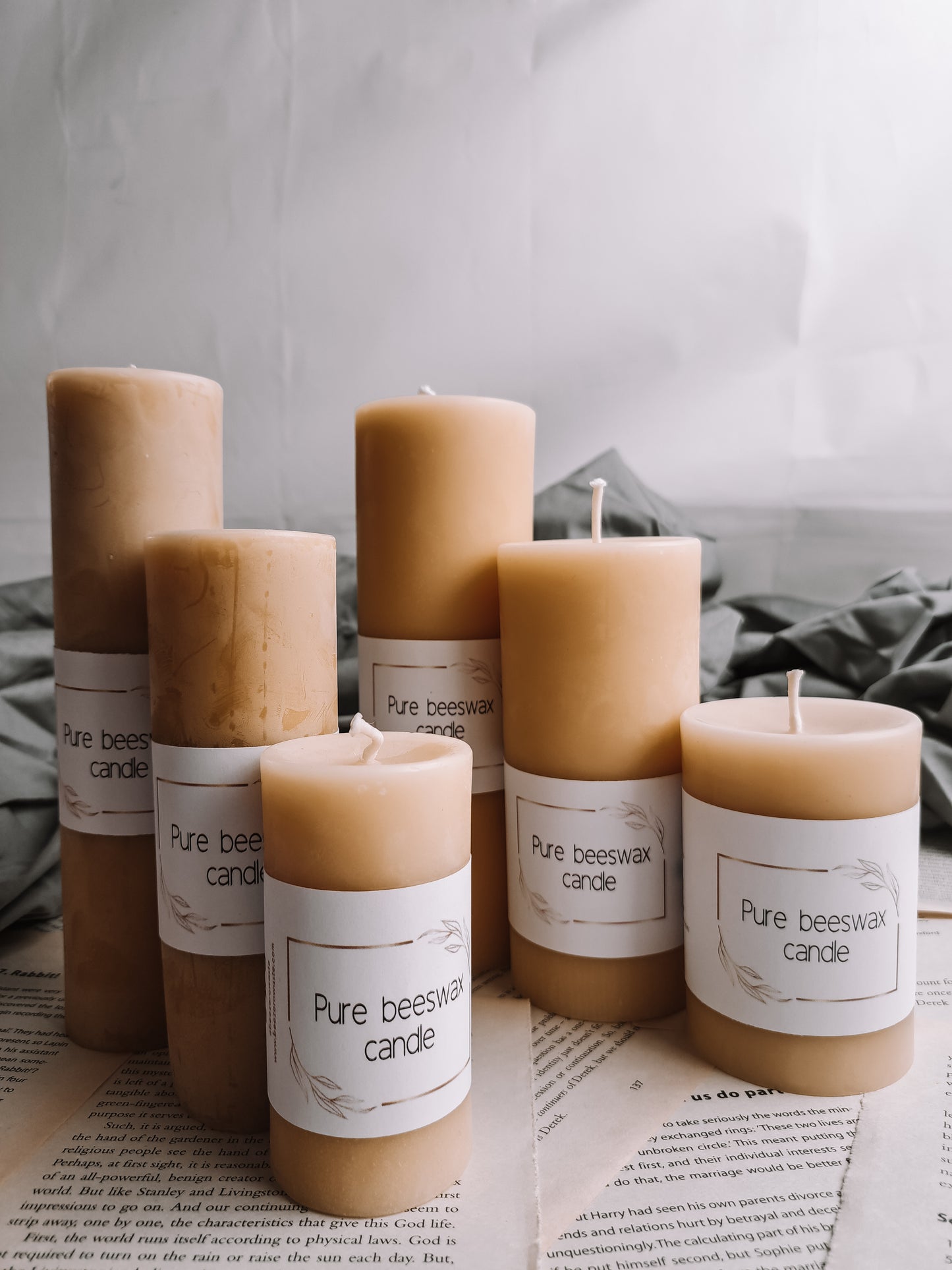 100% Pure Beeswax Pillar Candles: Luxury Hand-Poured Artisanal Candles Made in Britain beeswaxcandle.co.uk