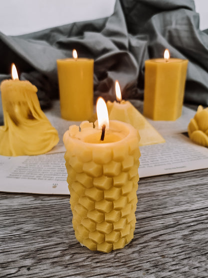 Pure Beeswax Candle | Honeycomb Candles| Bee Hive Candles| Decorative Candles| Autumn Decor | Handmade Candle | Bees Wax | Homemade Candles beeswaxcandle.co.uk